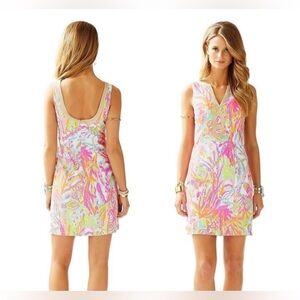 Lilly Pulitzer Scuba to Cuba Janice Dress Sz 8